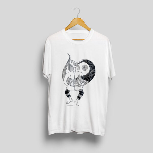 baltic mythical creatures - horn / ragutis t-shirt